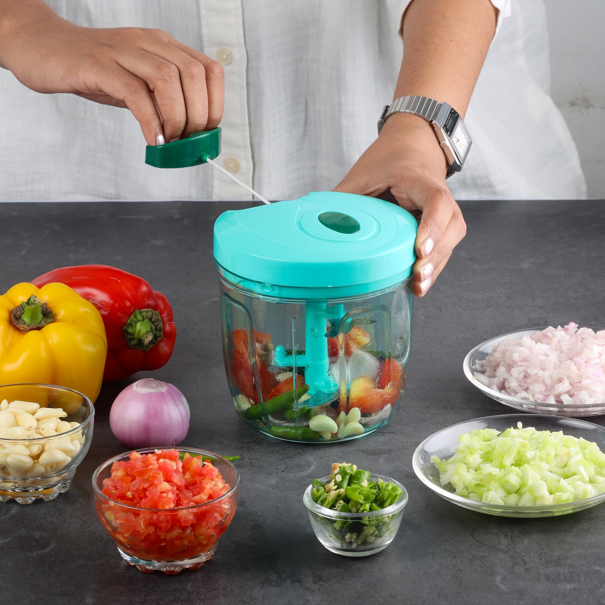 Buy Cello Magic Hand Chopper XL | Multi Utility Chopper | 5